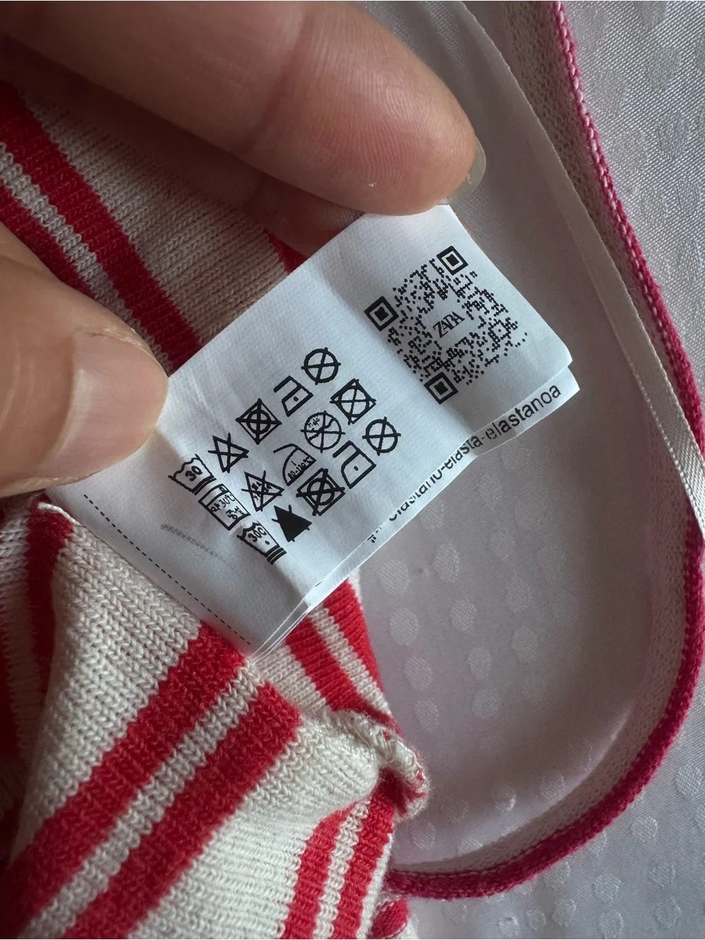 Zara Red & White Striped Ribbed Cami Maxi Dress S